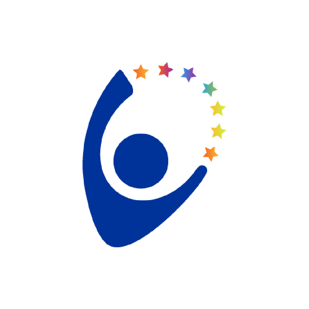 Logo Bluewhite Background